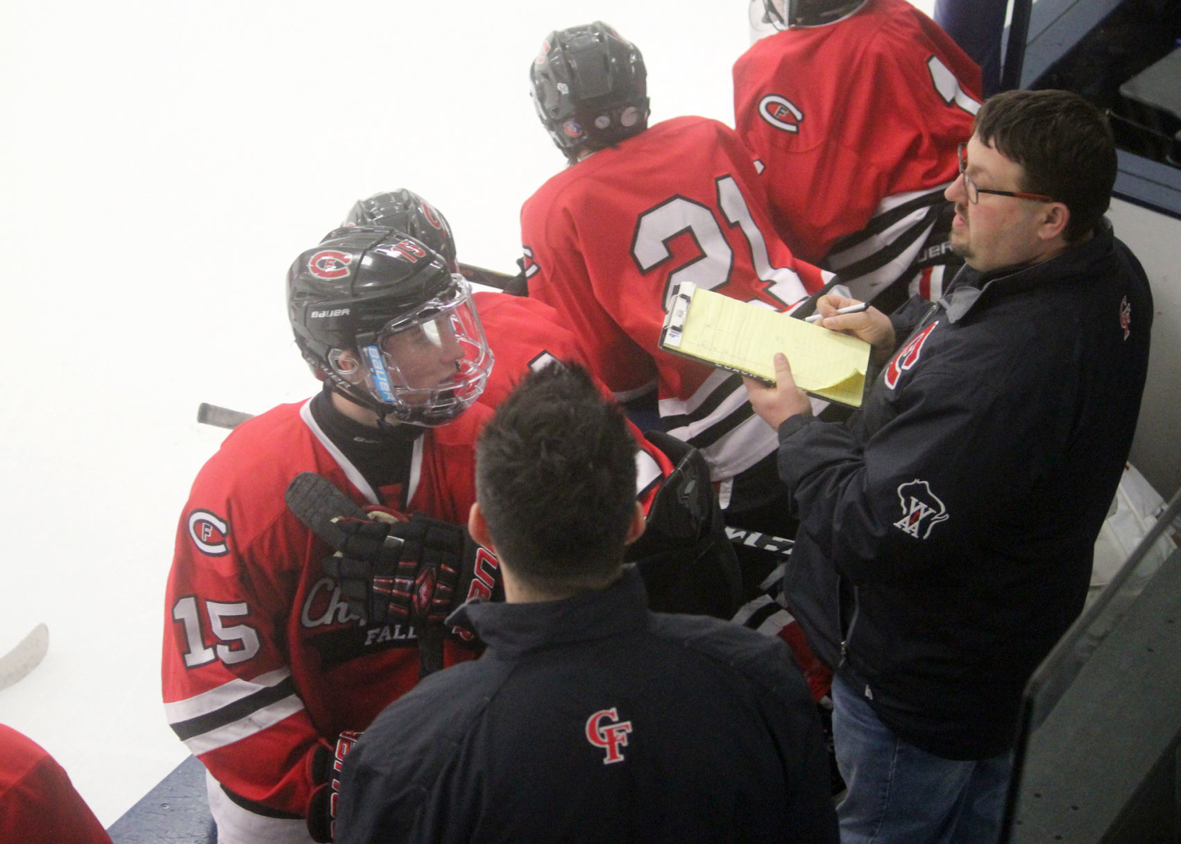 Chi-Hi boys hockey at Eau Claire North 2-19-19